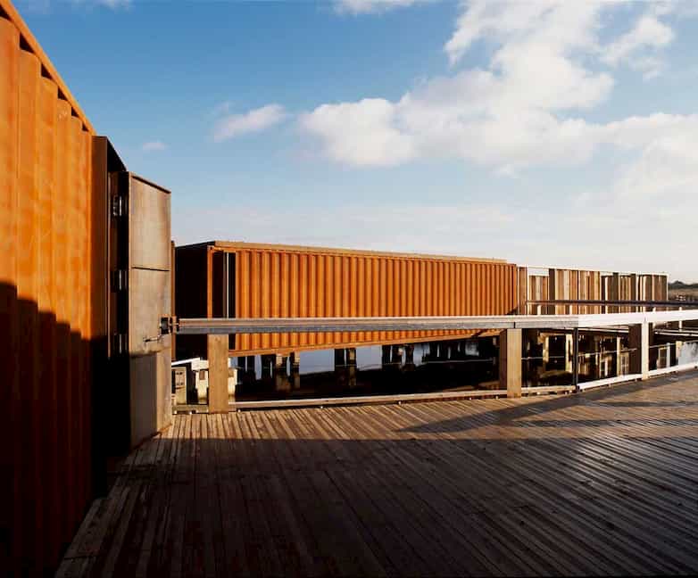 Wooden boardwalks built over the water allow visitors to experience the wetland habitats of the marshes 'up-close'.